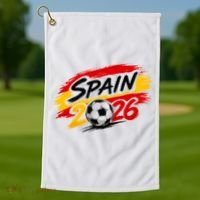 Spain 2026 Soccer Fan Apparel Champions Golf Towel thumb 1
