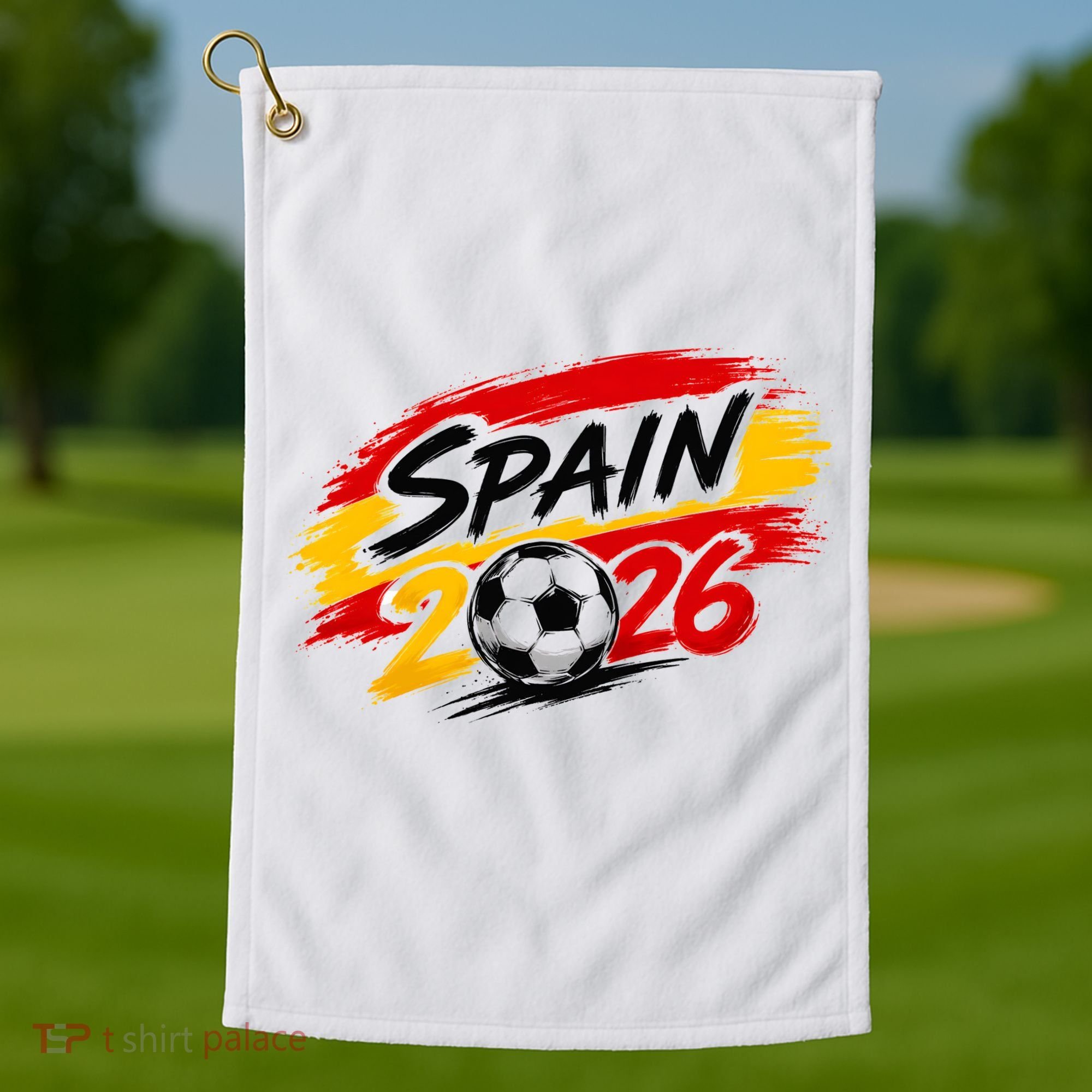 Spain 2026 Soccer Fan Apparel Champions Golf Towel