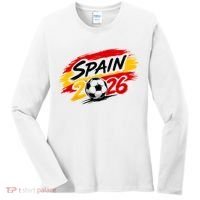 Spain 2026 Soccer Fan Apparel Champions Women's Long Sleeve Shirt thumb 0