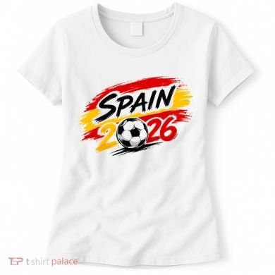 Spain 2026 Soccer Fan Apparel Champions Women's T-Shirt