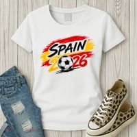 Spain 2026 Soccer Fan Apparel Champions Women's T-Shirt thumb 3