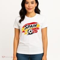 Spain 2026 Soccer Fan Apparel Champions Women's T-Shirt thumb 4