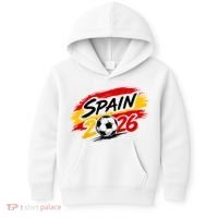 Spain 2026 Soccer Fan Apparel Champions Kids Hoodie thumb 0