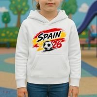 Spain 2026 Soccer Fan Apparel Champions Kids Hoodie thumb 3