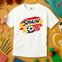 Spain 2026 Soccer Fan Apparel Champions Kids T-Shirt thumb 3