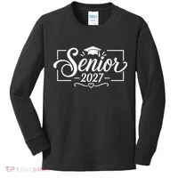 Senior 2027 Kids Long Sleeve Shirt thumb 0