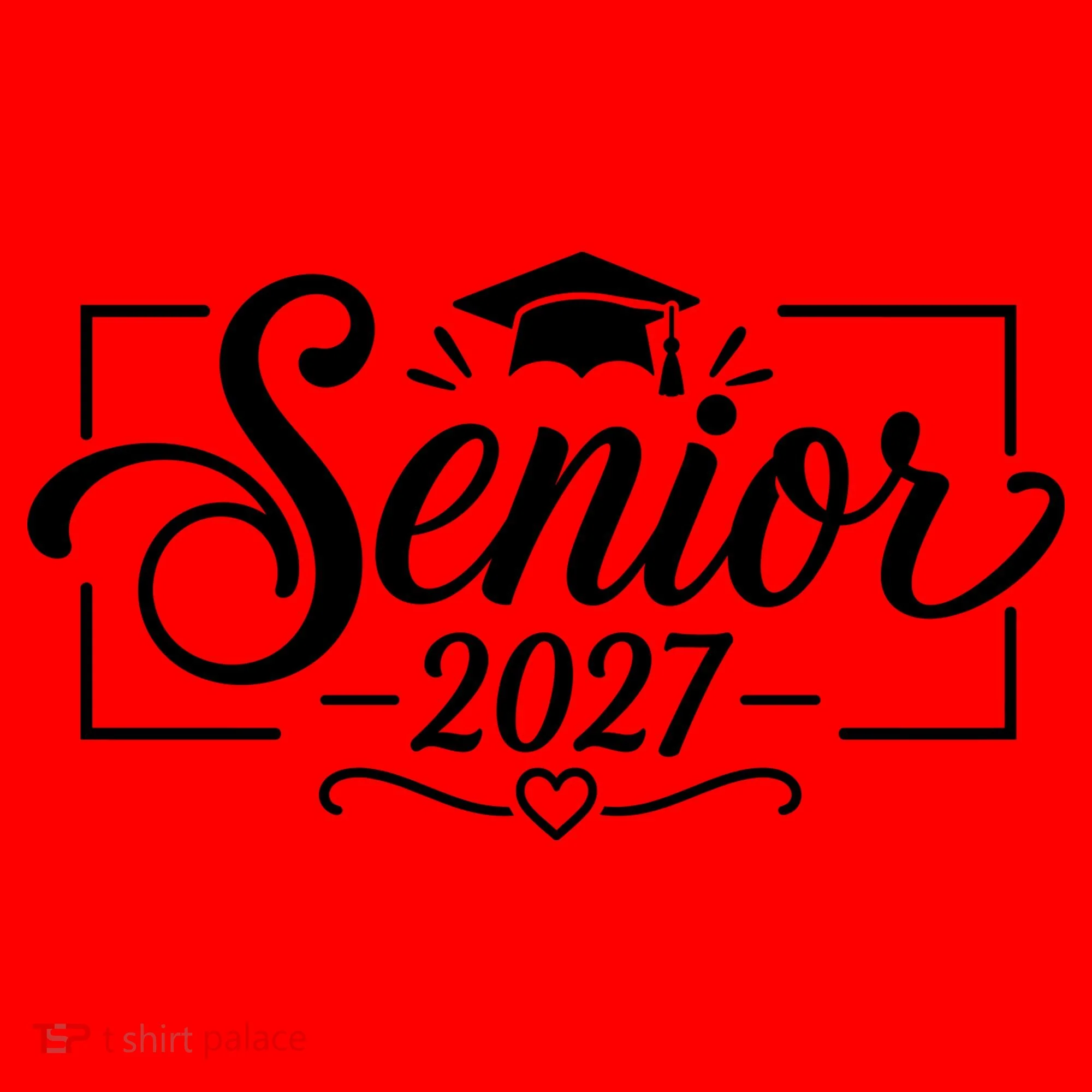 Senior 2027 Santa Hat