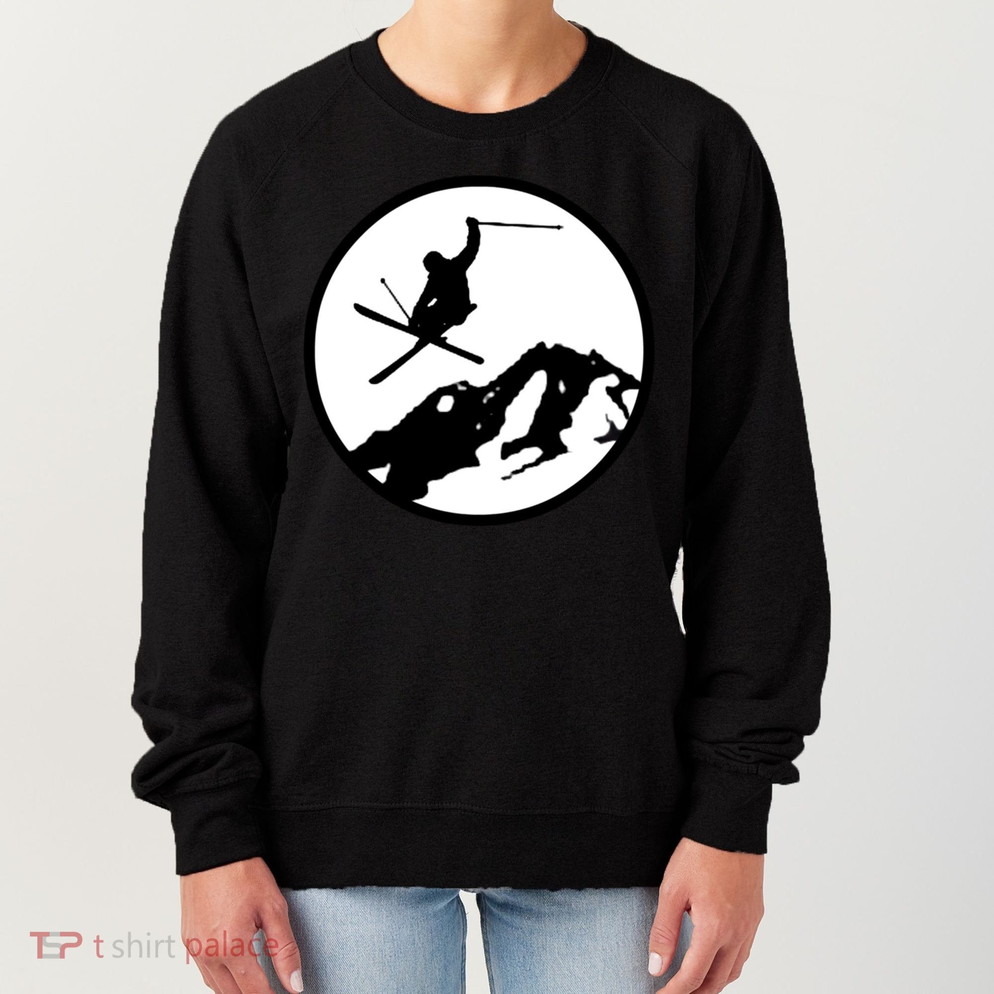 Skiing 2 Women's Sweatshirt