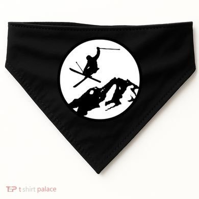Skiing 2 USA-Made Doggie Bandana