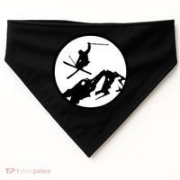 Skiing 2 USA-Made Doggie Bandana thumb 0