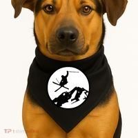 Skiing 2 USA-Made Doggie Bandana thumb 1