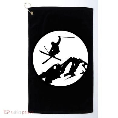 Skiing 2 Golf Towel