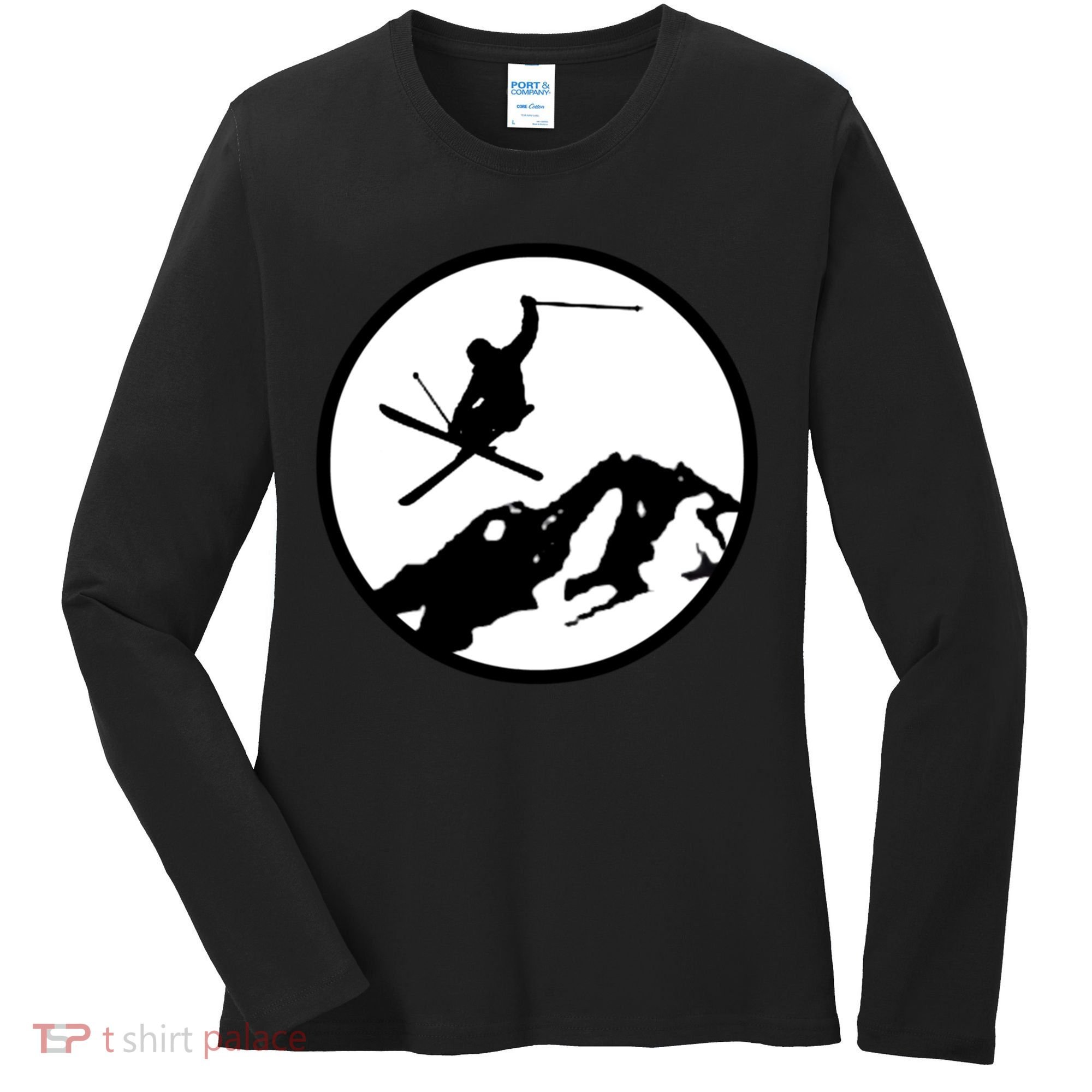 Skiing 2 Women's Long Sleeve Shirt