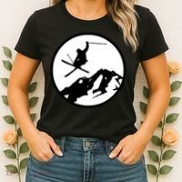 Skiing 2 Women's T-Shirt thumb 2