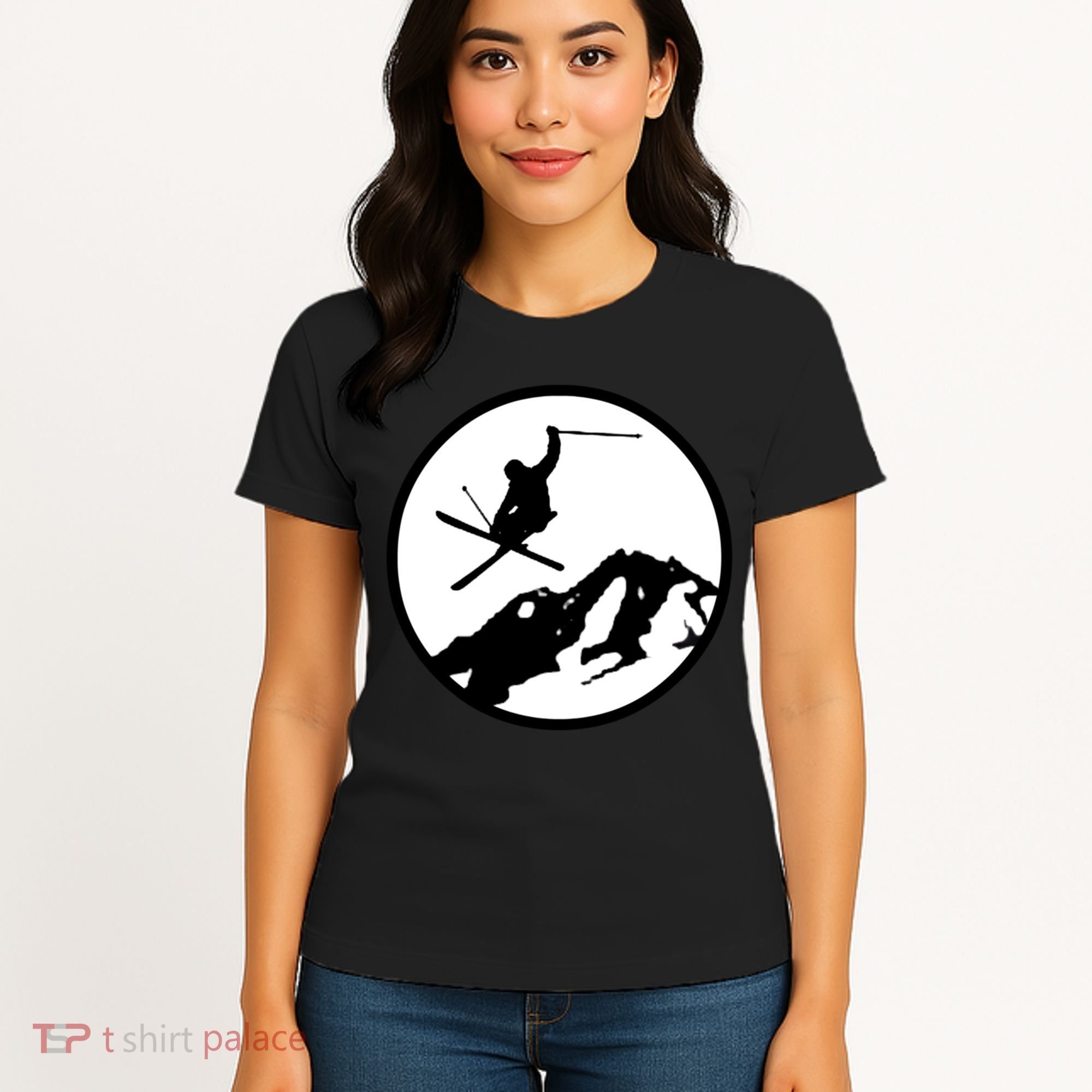 Skiing 2 Women's T-Shirt