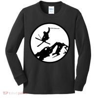 Skiing 2 Kids Long Sleeve Shirt thumb 0
