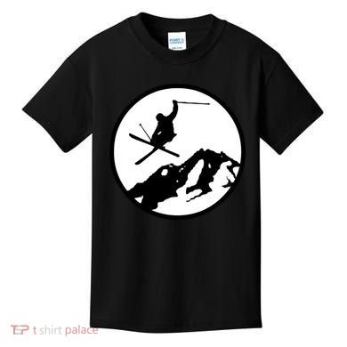 Skiing 2 Kids T-Shirt