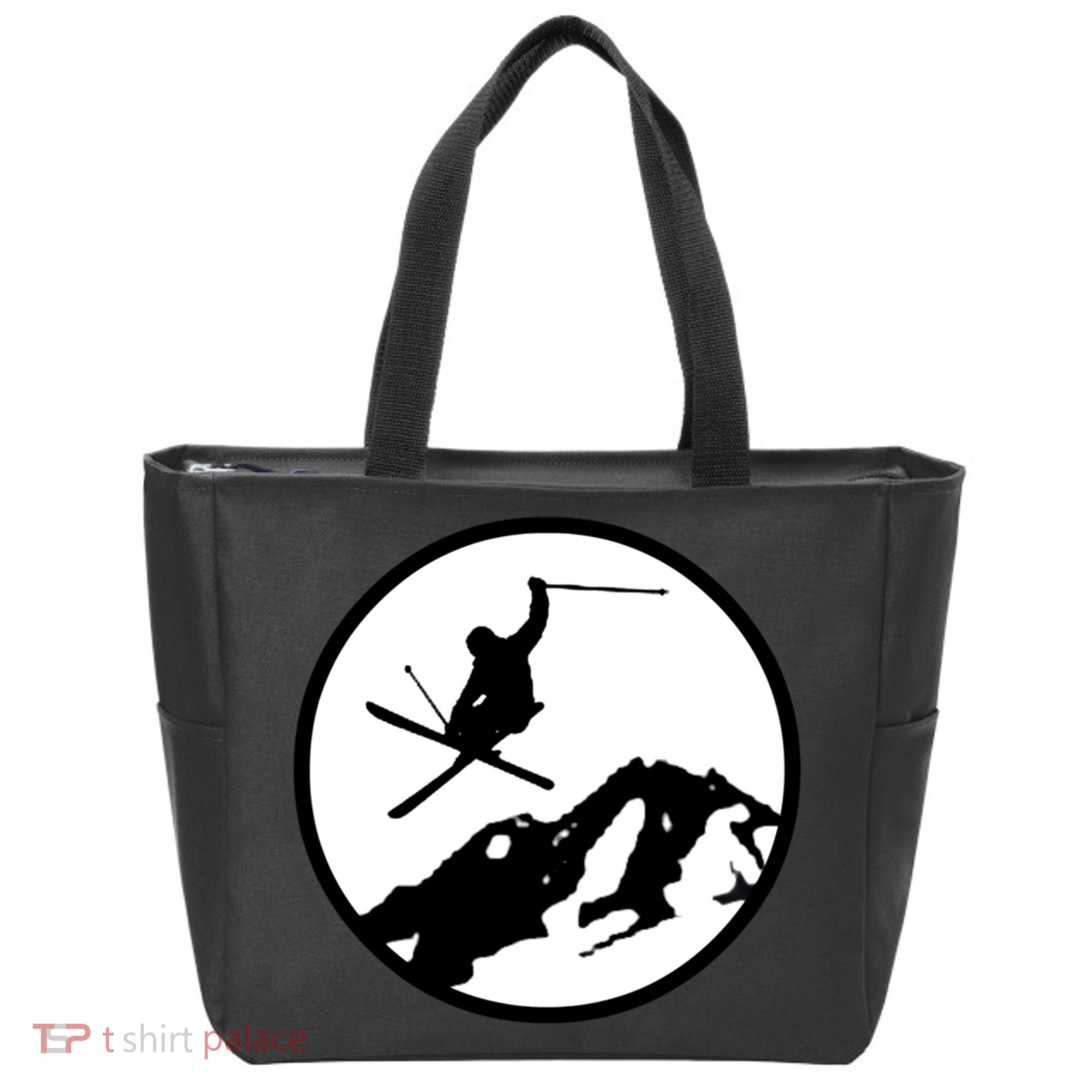Skiing 2 Tote Bag
