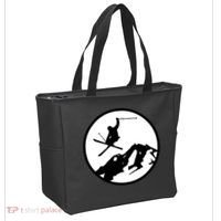 Skiing 2 Tote Bag thumb 2