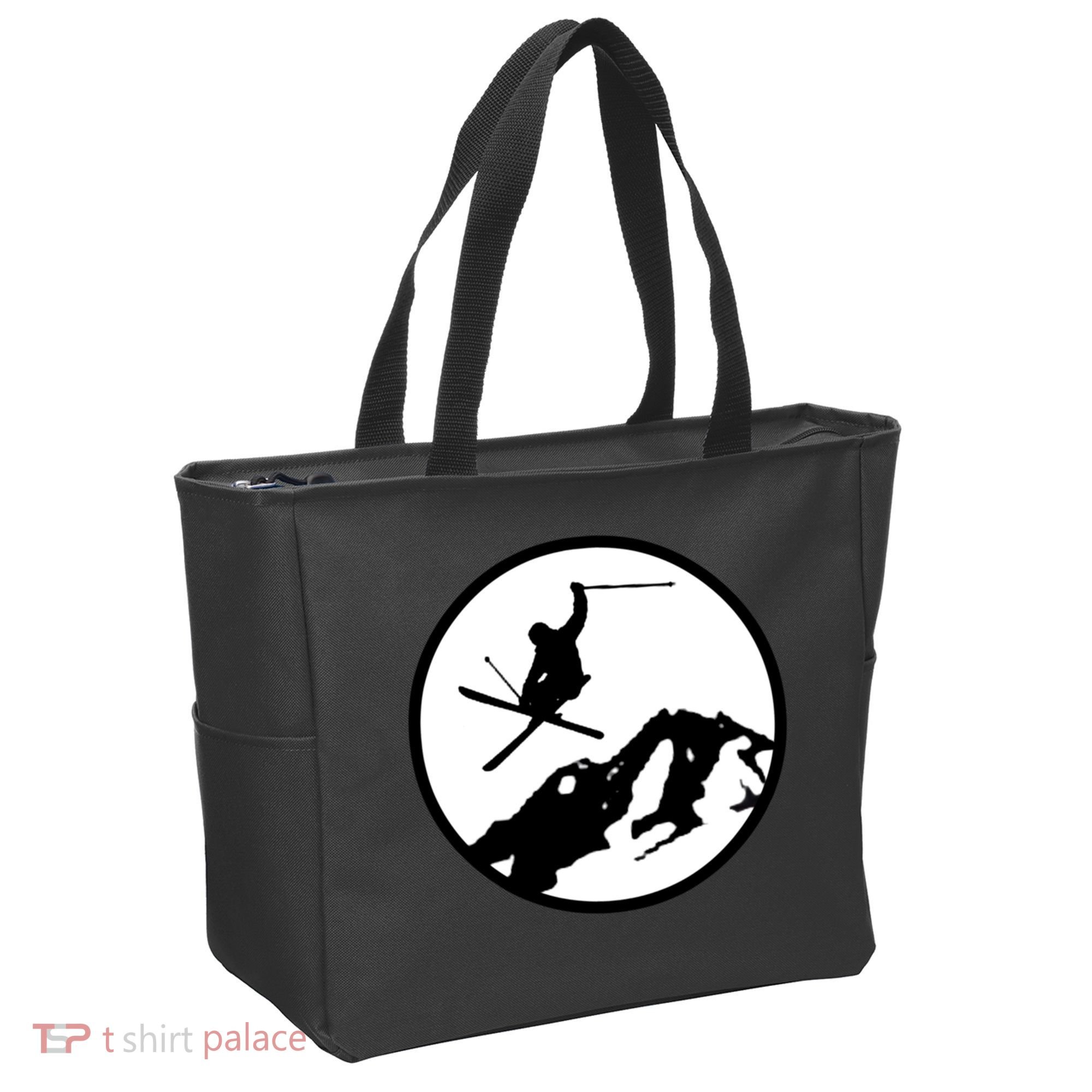 Skiing 2 Tote Bag