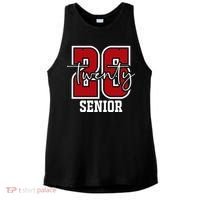 Senior 2026 Twenty 26 High School Graduate Merch Ladies PosiCharge Tri-Blend Wicking Tank thumb 0