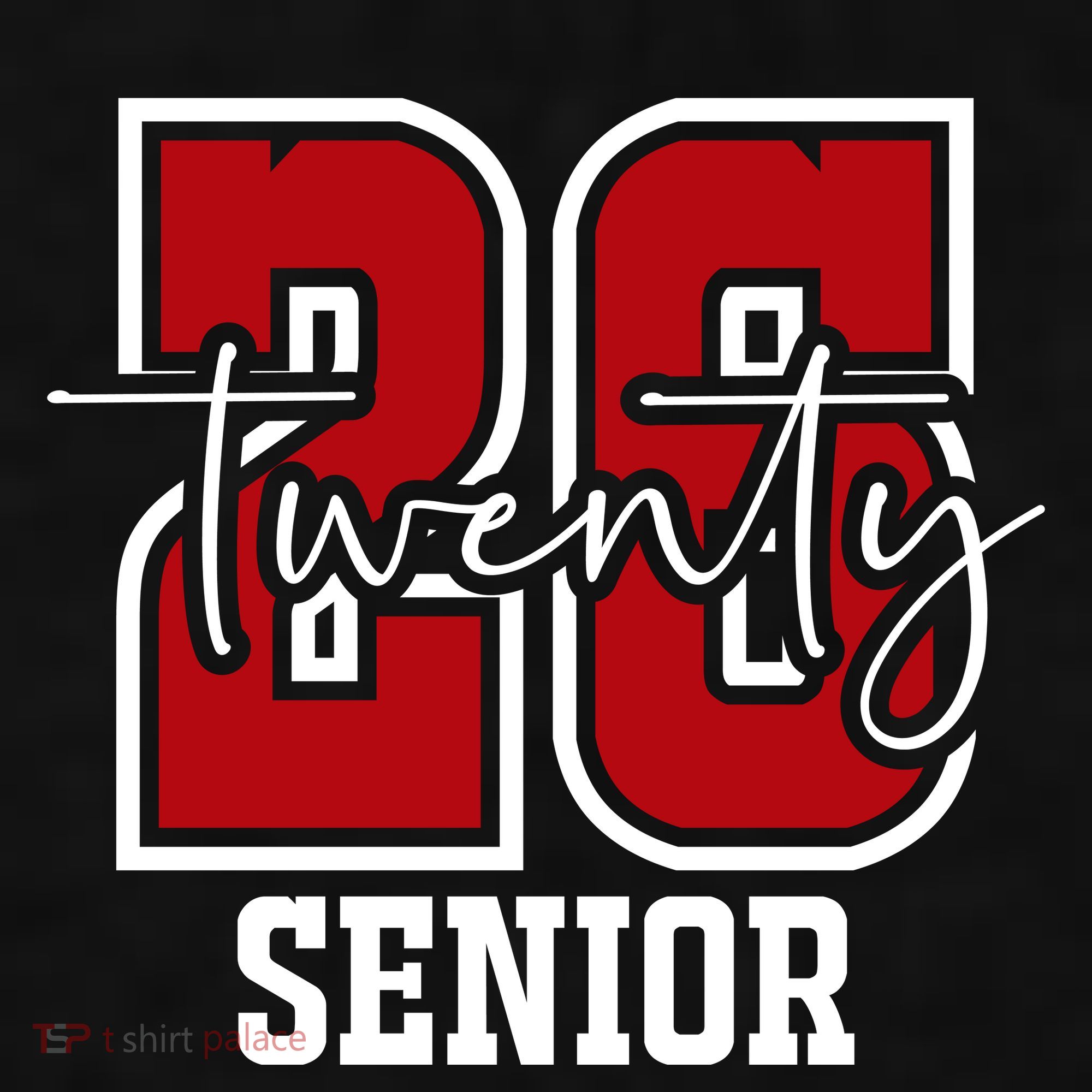 Senior 2026 Twenty 26 High School Graduate Merch Ladies PosiCharge Tri-Blend Wicking Tank
