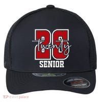 Senior 2026 Twenty 26 High School Graduate Merch Flexfit Unipanel Trucker Cap thumb 0