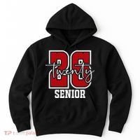 Senior 2026 Twenty 26 High School Graduate Merch Hoodie thumb 0