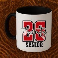 Senior 2026 Twenty 26 High School Graduate Merch Coffee Mug thumb 2