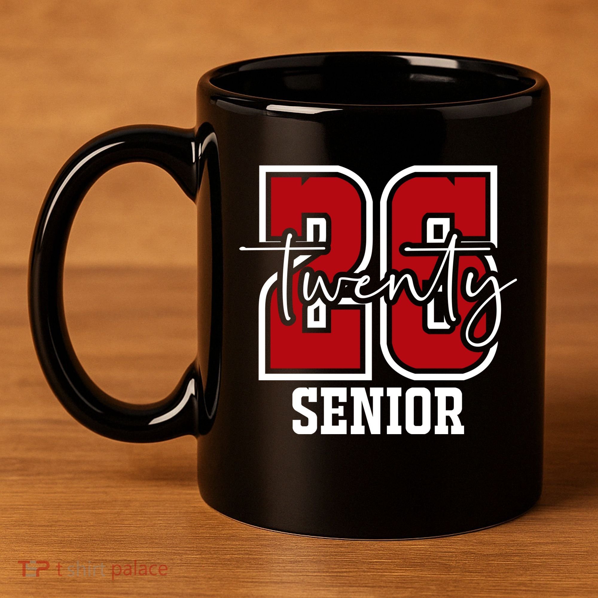 Senior 2026 Twenty 26 High School Graduate Merch 11oz C Handle Ceramic Mug