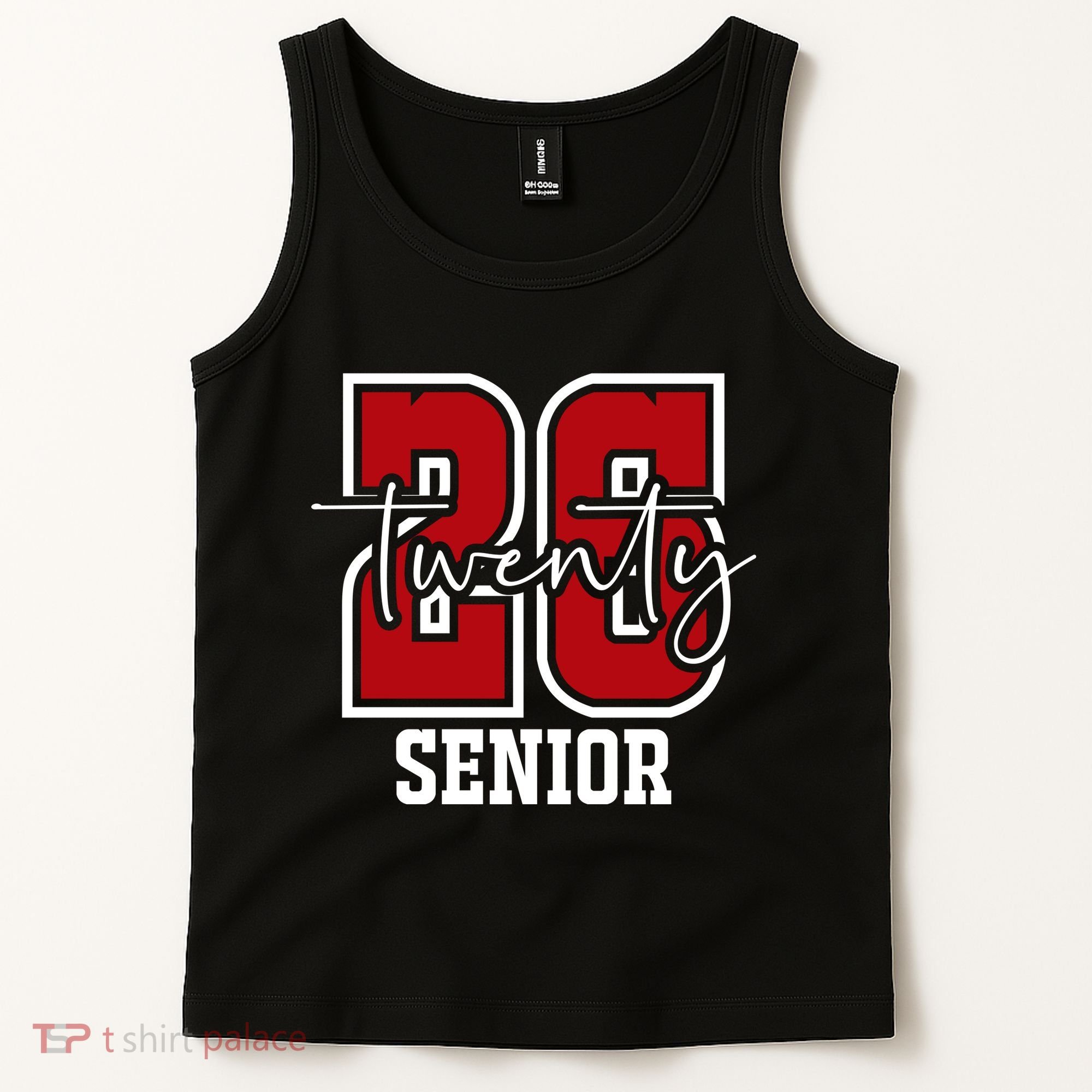 Senior 2026 Twenty 26 High School Graduate Merch Tank Top