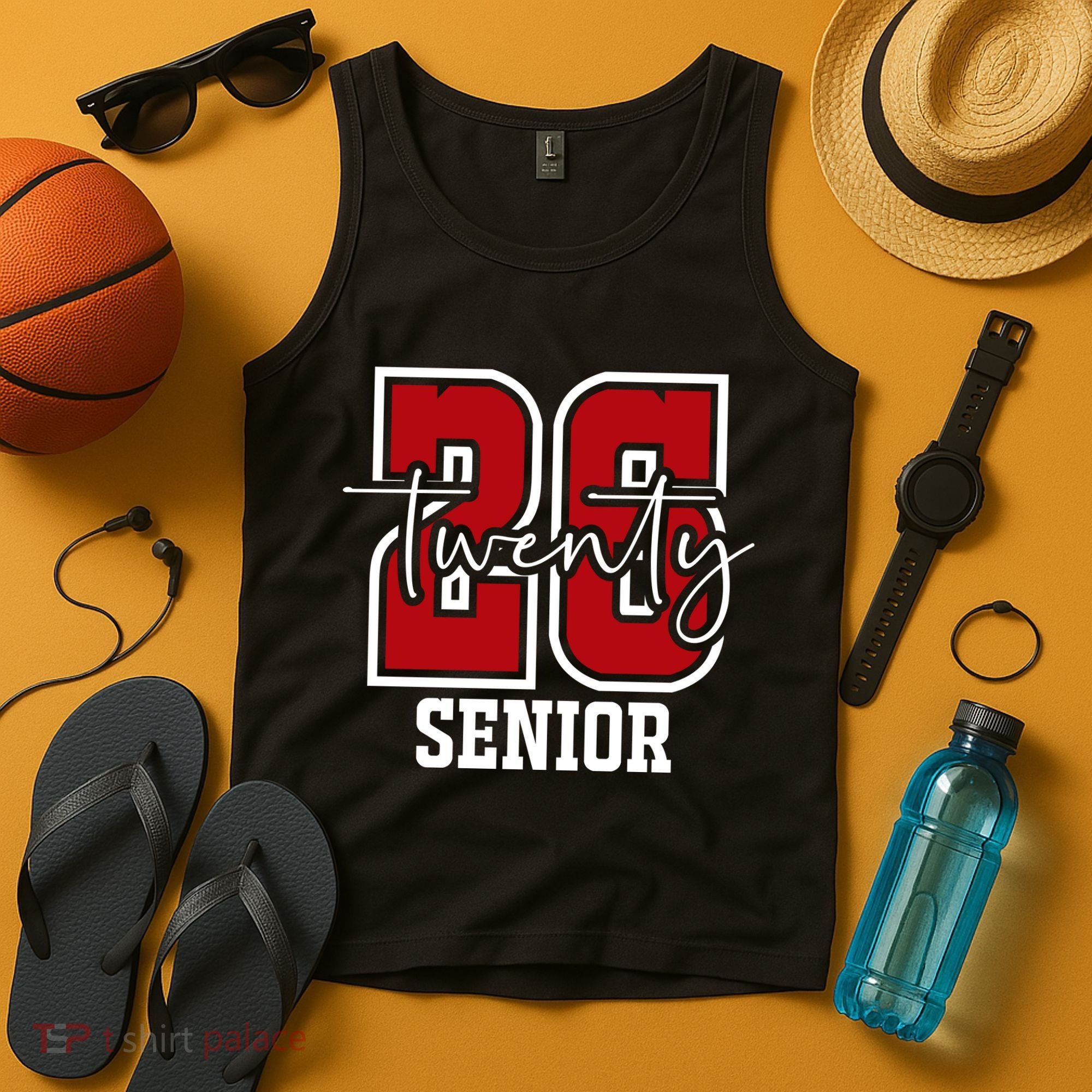 Senior 2026 Twenty 26 High School Graduate Merch Tank Top
