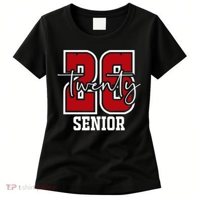 Senior 2026 Twenty 26 High School Graduate Merch Women's T-Shirt