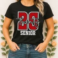 Senior 2026 Twenty 26 High School Graduate Merch Women's T-Shirt thumb 2