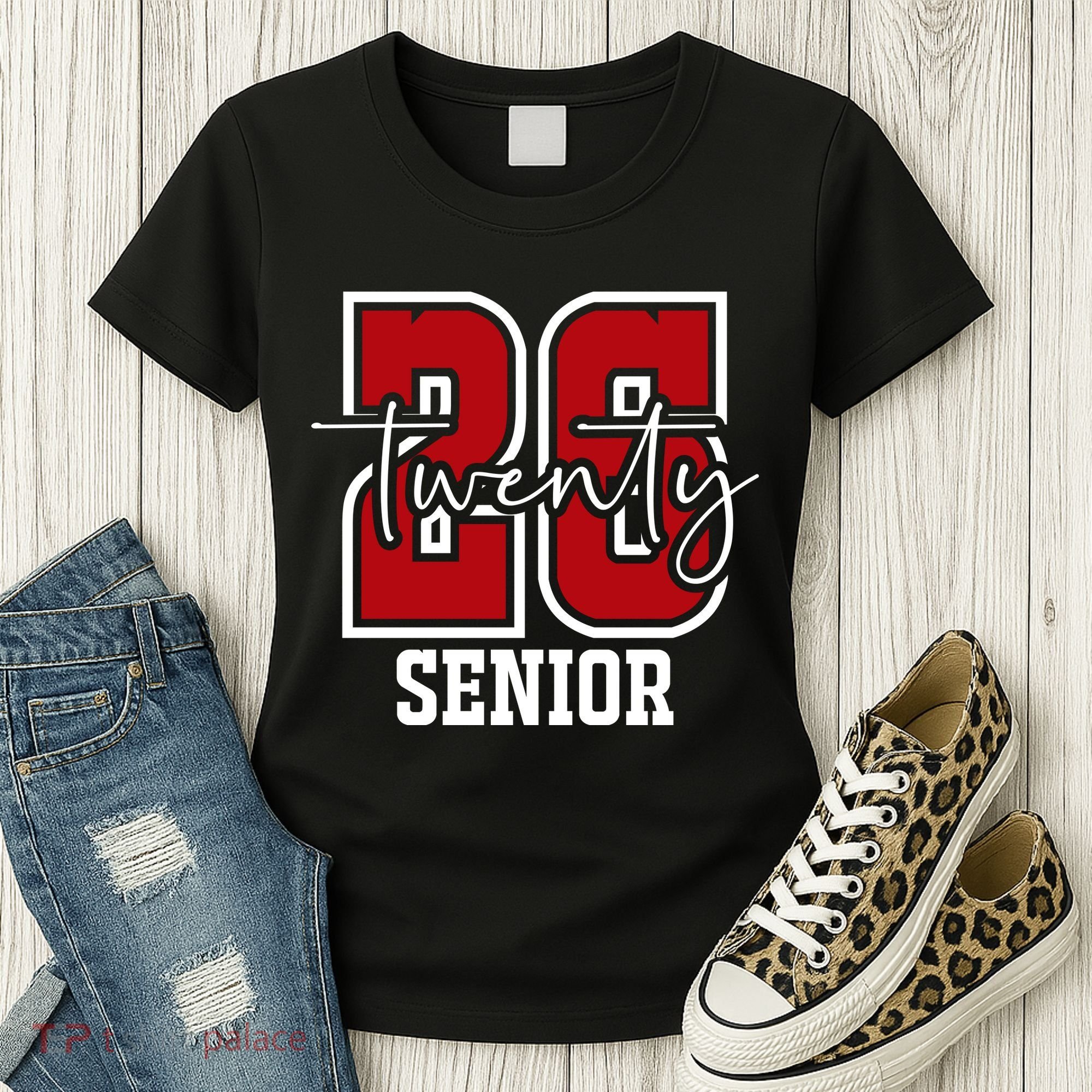 Senior 2026 Twenty 26 High School Graduate Merch Women's T-Shirt