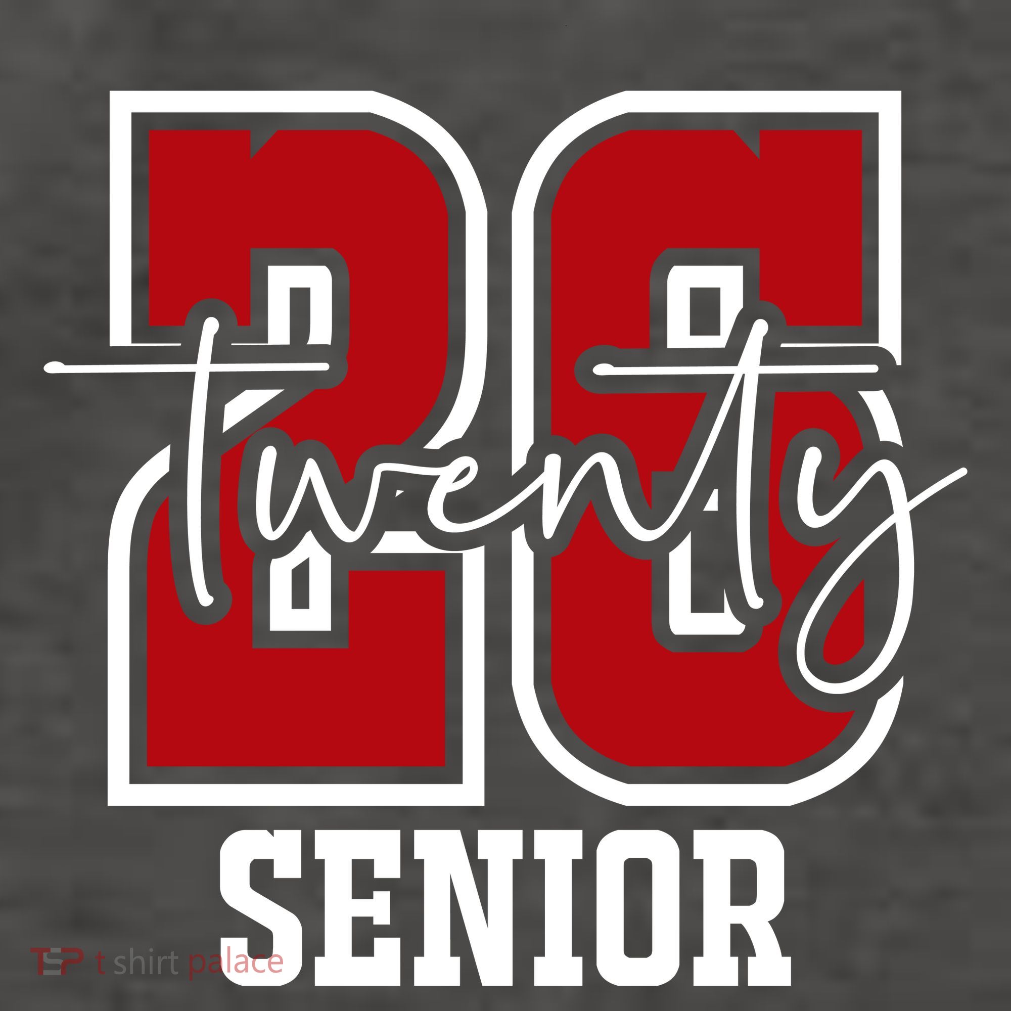 Senior 2026 Twenty 26 High School Graduate Merch Vector Backpack