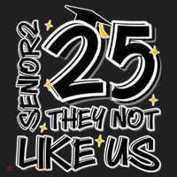 Senior 25 They Aren’T Like Us Graduation Women's Sweatshirt thumb 2