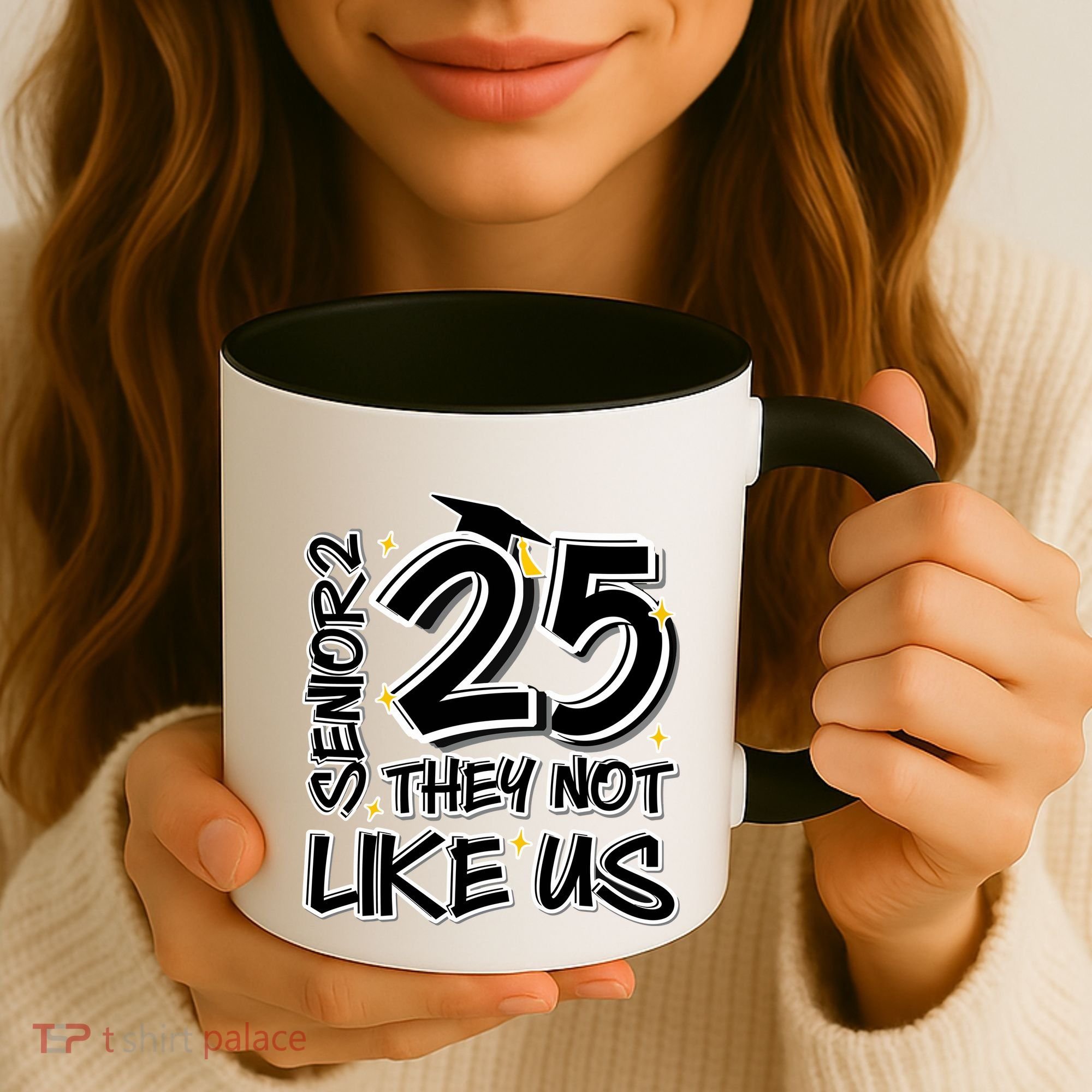 Senior 25 They Aren’T Like Us Graduation Coffee Mug