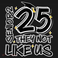 Senior 25 They Aren’T Like Us Graduation Women's Hoodie thumb 2
