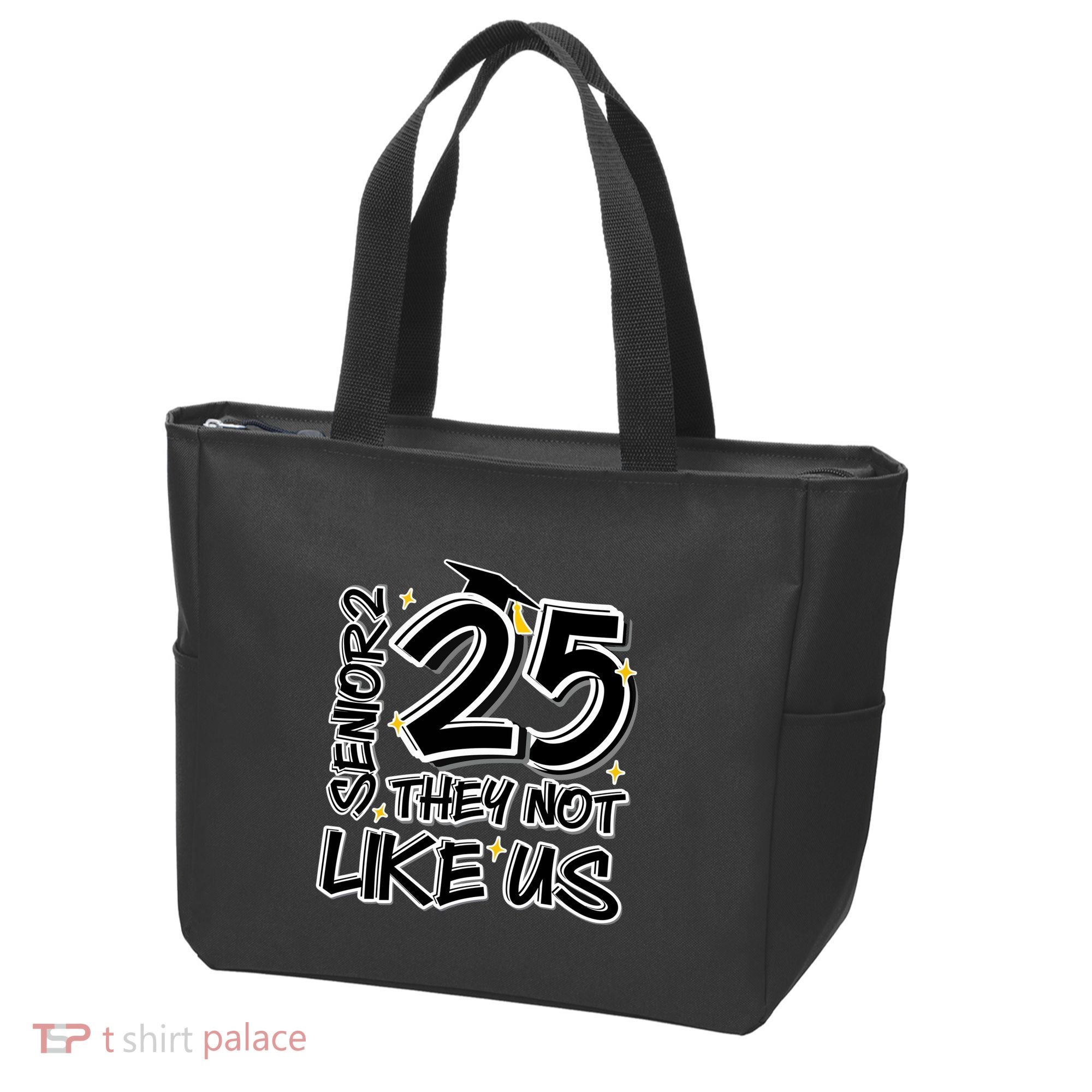 Senior 25 They Aren’T Like Us Graduation Tote Bag