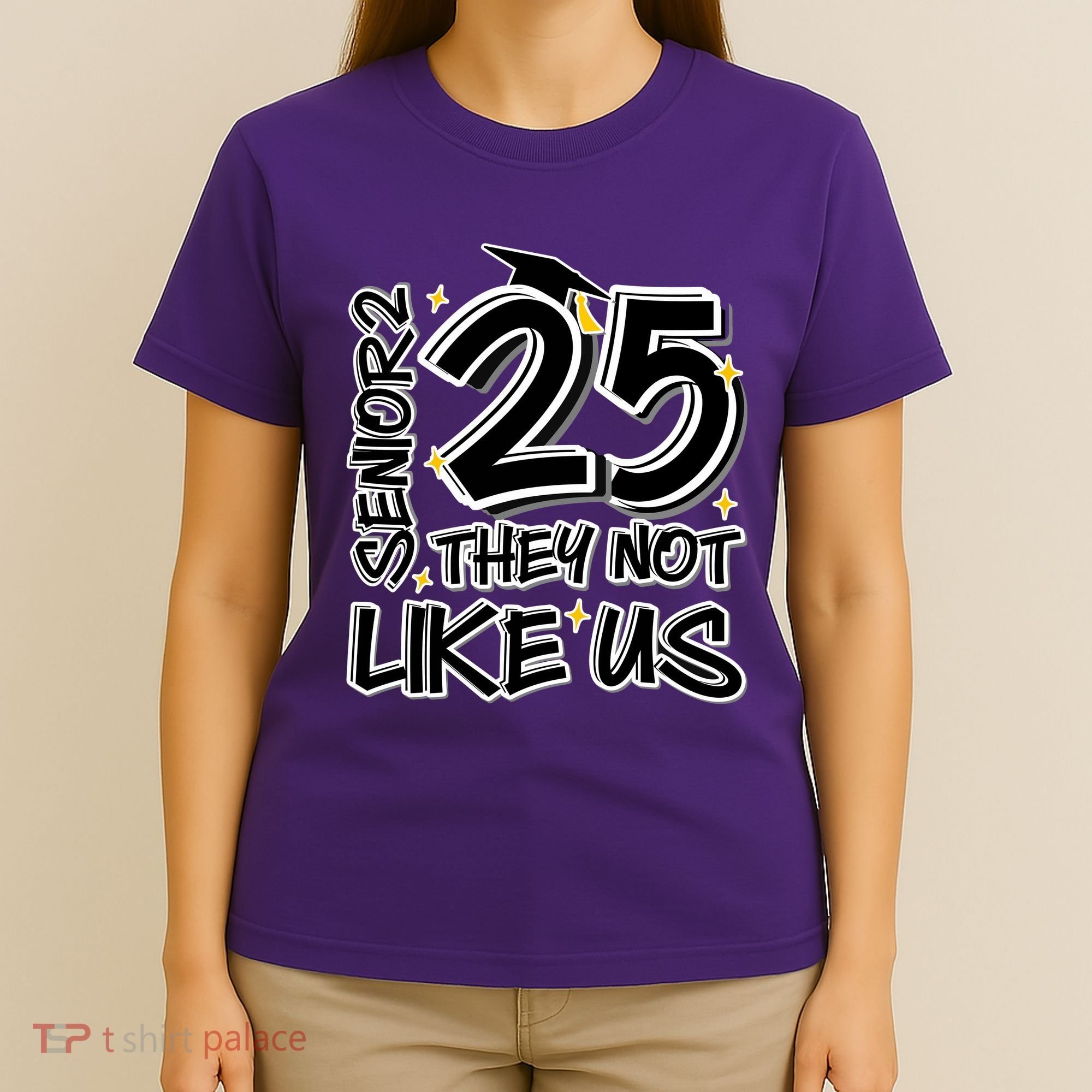 Senior 25 They Aren’T Like Us Graduation T-Shirt