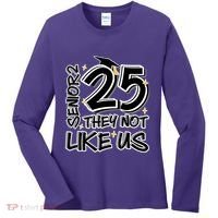 Senior 25 They Aren’T Like Us Graduation Women's Long Sleeve Shirt thumb 0