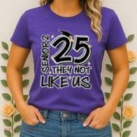 Senior 25 They Aren’T Like Us Graduation Women's T-Shirt thumb 2