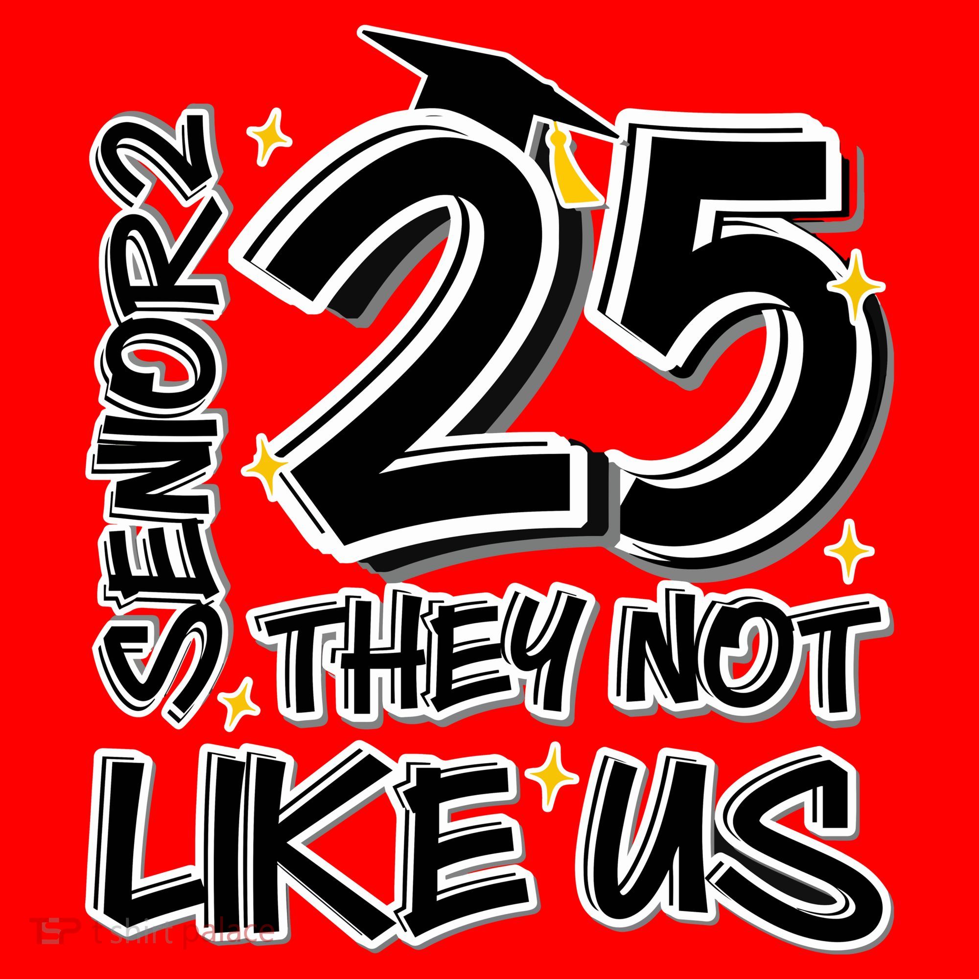 Senior 25 They Aren’T Like Us Graduation Santa Hat