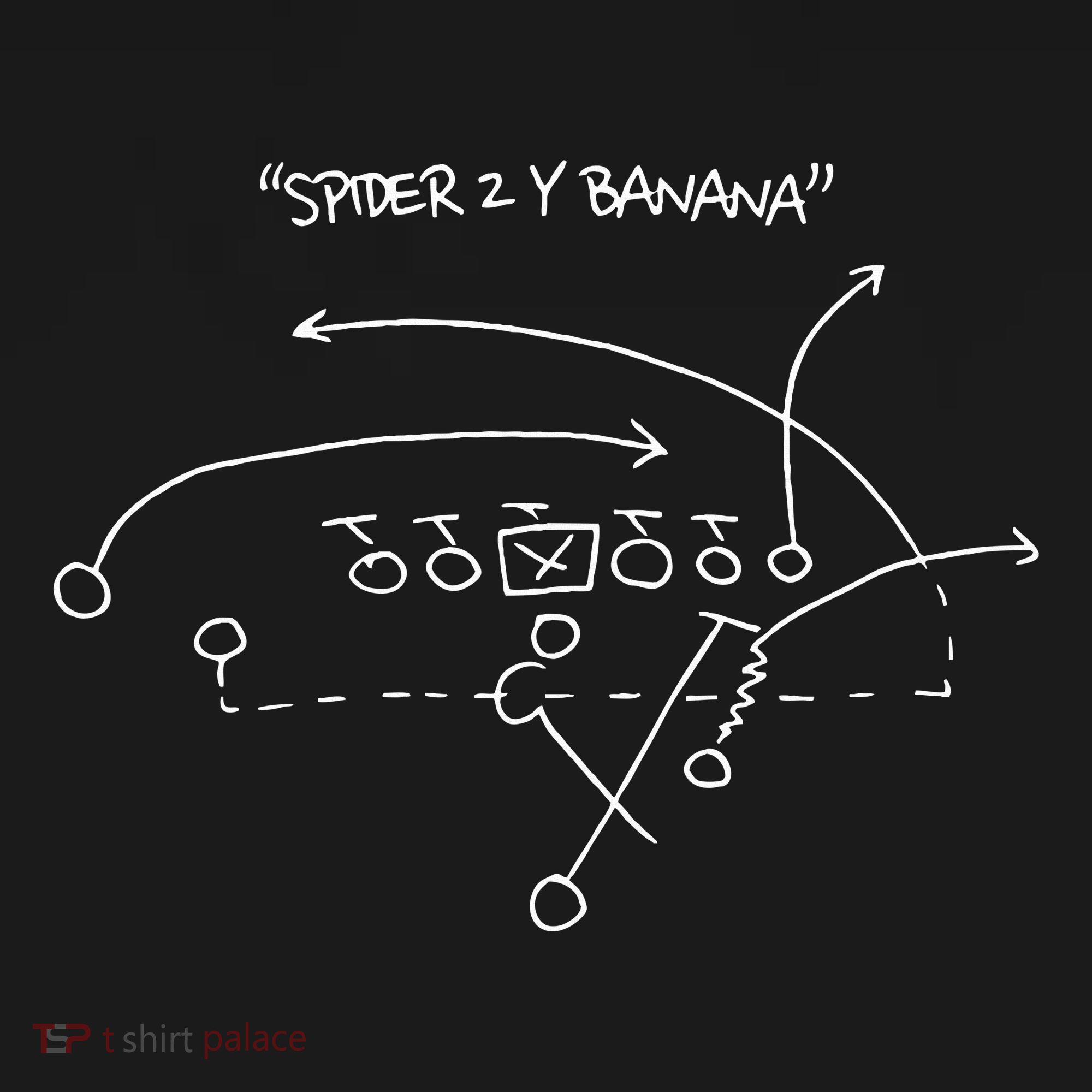 Spider 2 Y Banana Football Playing Strategy Football Lovers T-Shirt