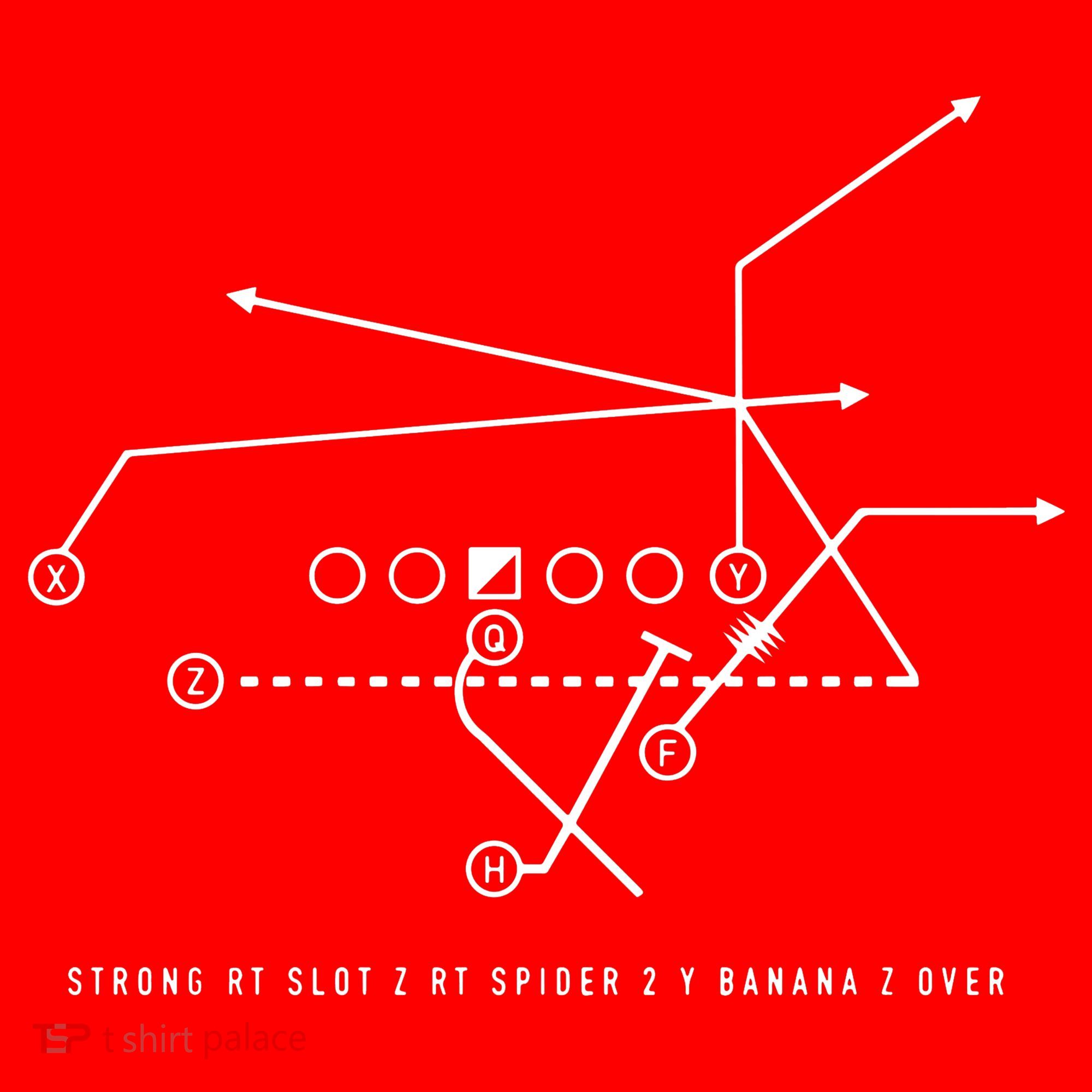 Spider 2 Y Banana Z Over Santa Hat