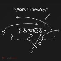 Spider 2 Y Banana Football Playing Strategy Football Lovers Gift T-Shirt thumb 7