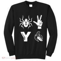 Spider 2 Y Banana Funny Football Lover Player Sweatshirt thumb 0