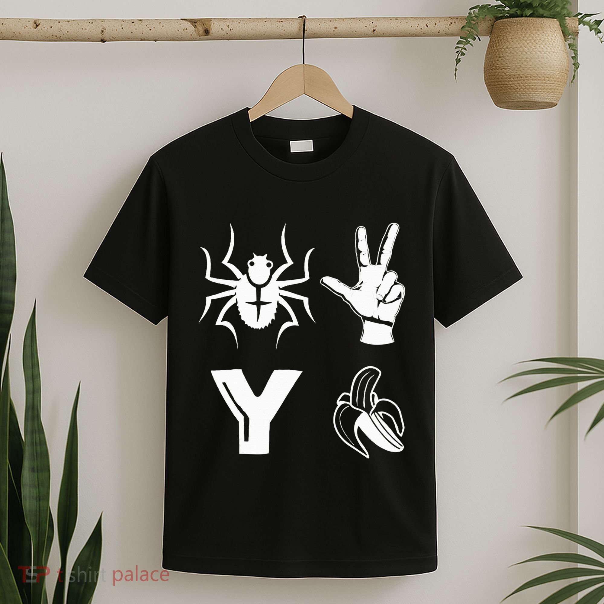 Spider 2 Y Banana Funny Football Lover Player T-Shirt