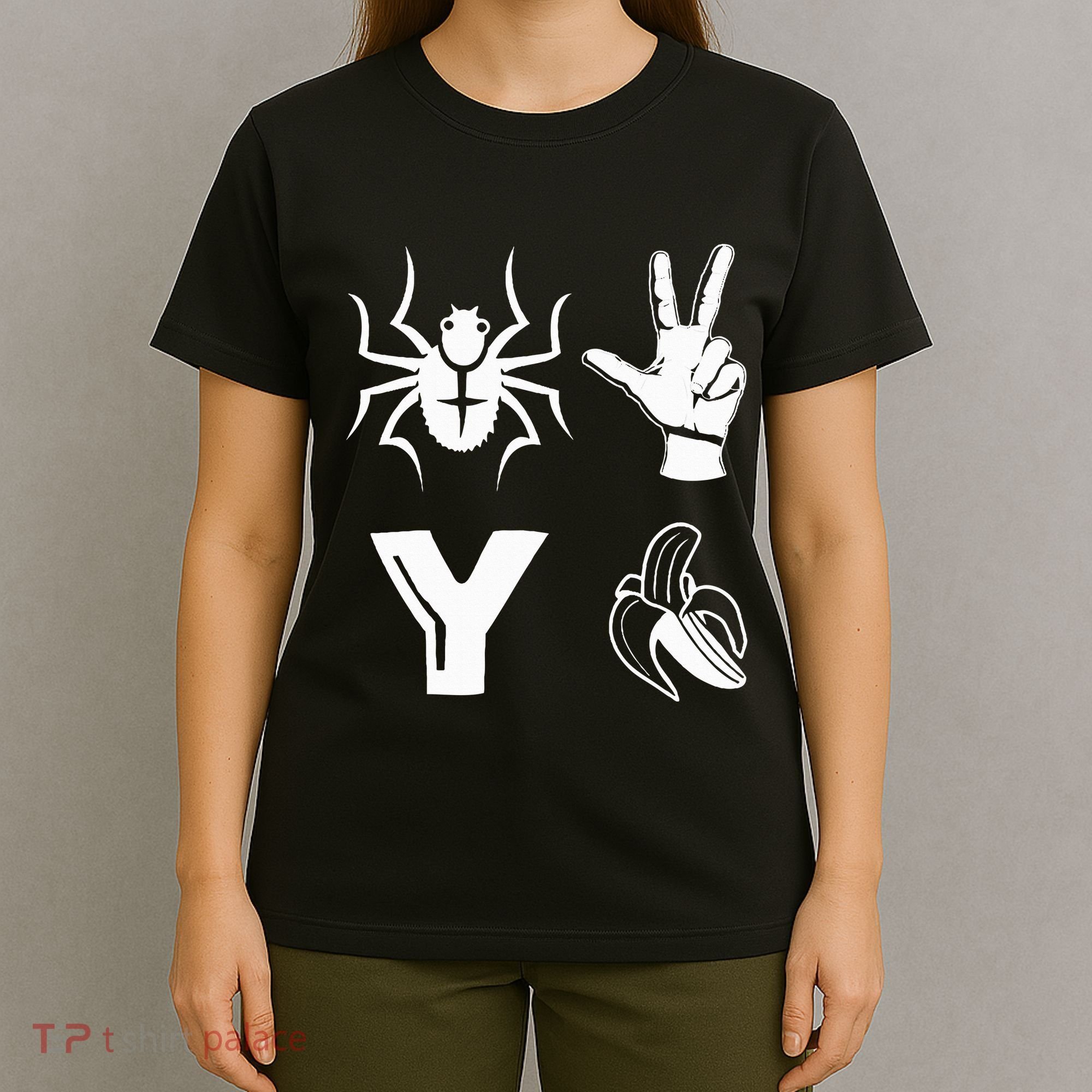 Spider 2 Y Banana Funny Football Lover Player T-Shirt